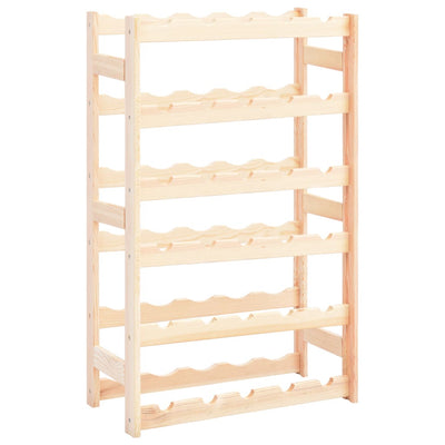 Wine Rack for 30 Bottles Solid Wood Pine