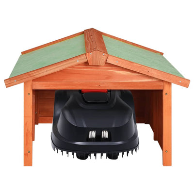 Robotic Lawn Mower Garage 72x87x50 cm Solid Firwood