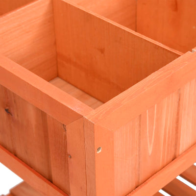 Herb Planter 80x60x80 cm Solid Firwood