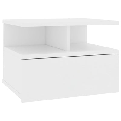 Floating Nightstand White 40x31x27 cm Engineered Wood