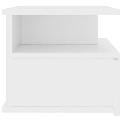 Floating Nightstand White 40x31x27 cm Engineered Wood