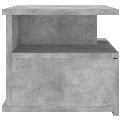 Floating Nightstand Concrete Grey 40x31x27 cm Engineered Wood