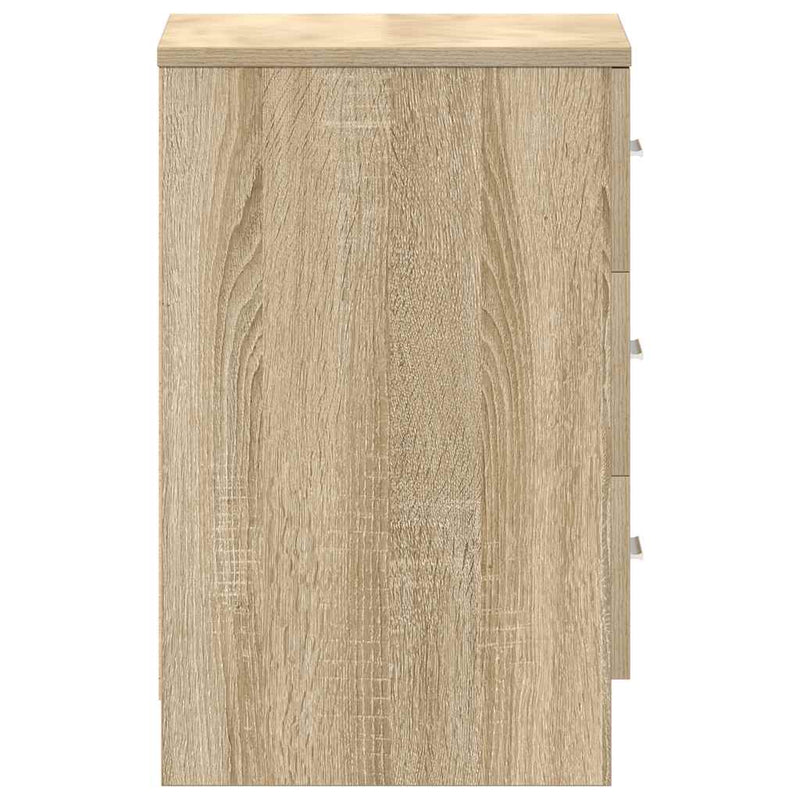 Bedside Cabinet Sonoma Oak 38x35x56 cm Engineered Wood