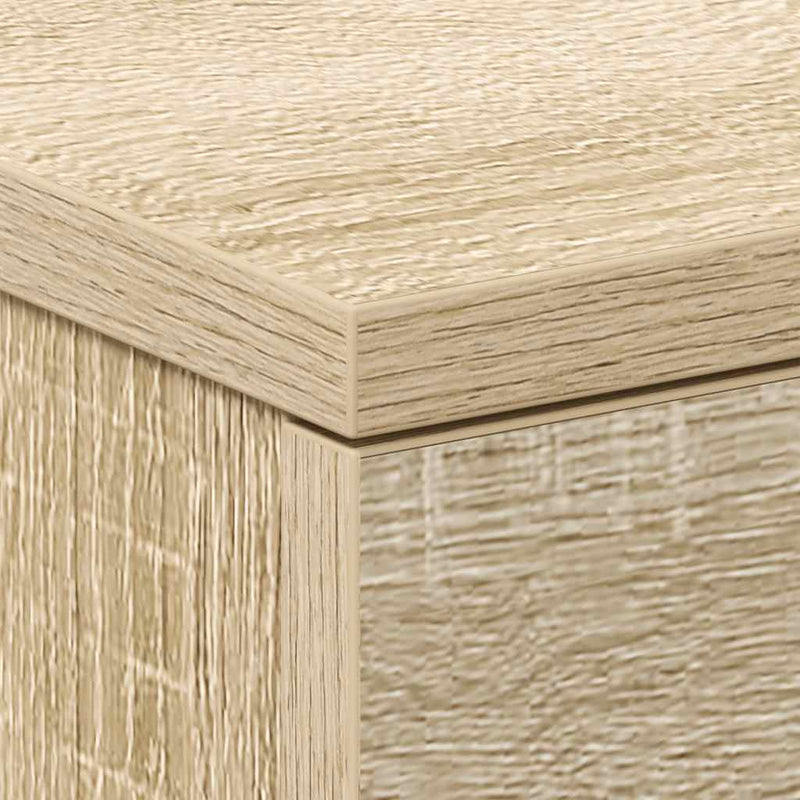 Bedside Cabinet Sonoma Oak 38x35x56 cm Engineered Wood