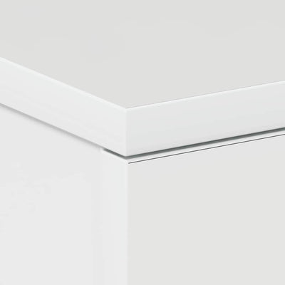 Bedside Cabinets 2 pcs High Gloss White 38x35x56 cm Engineered Wood