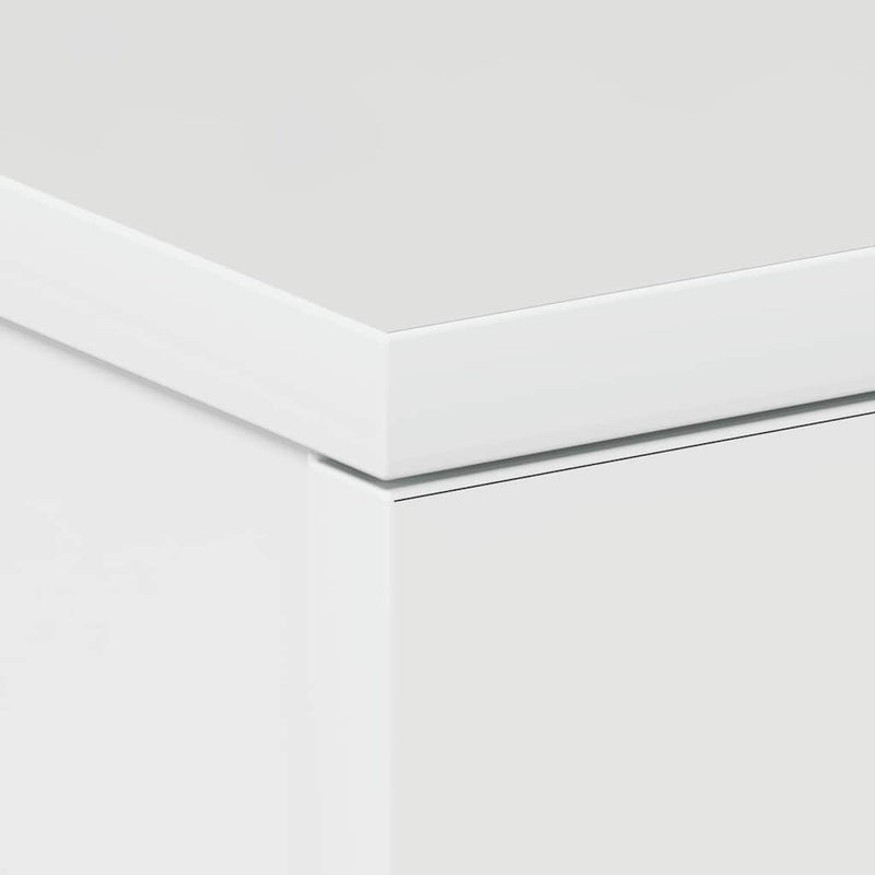 Bedside Cabinets 2 pcs High Gloss White 38x35x56 cm Engineered Wood