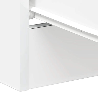 Bedside Cabinets 2 pcs High Gloss White 38x35x56 cm Engineered Wood