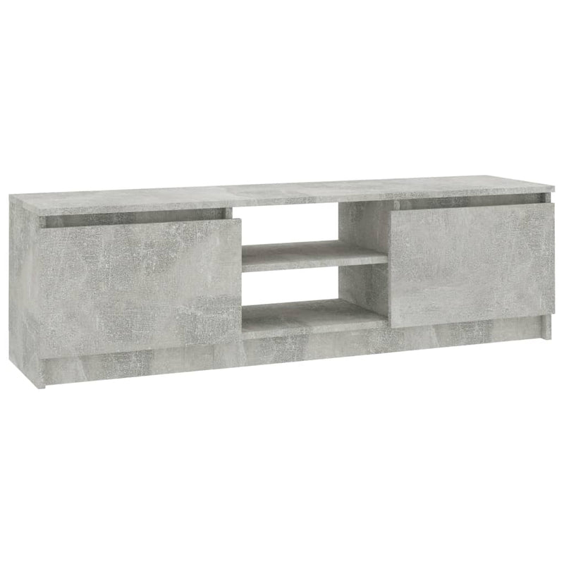 TV Cabinet Concrete Grey 120x30x35.5 cm Engineered Wood