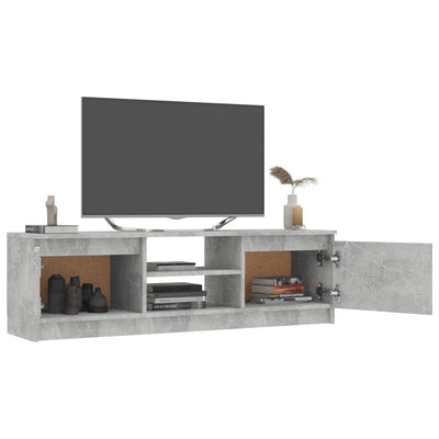 TV Cabinet Concrete Grey 120x30x35.5 cm Engineered Wood