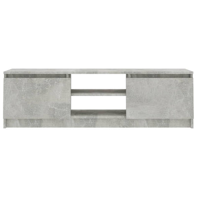 TV Cabinet Concrete Grey 120x30x35.5 cm Engineered Wood