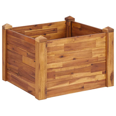 Garden Raised Bed 60x60x44 cm Solid Acacia Wood