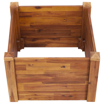 Garden Raised Bed 60x60x44 cm Solid Acacia Wood