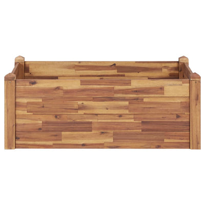 Garden Raised Bed 110x60x44 cm Solid Acacia Wood