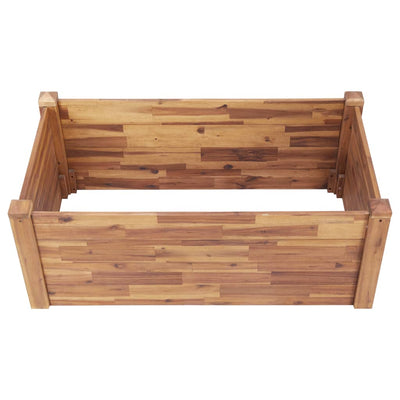 Garden Raised Bed 110x60x44 cm Solid Acacia Wood