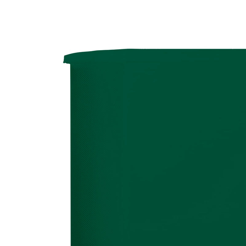 5-panel Wind Screen Fabric 600x80 cm Green