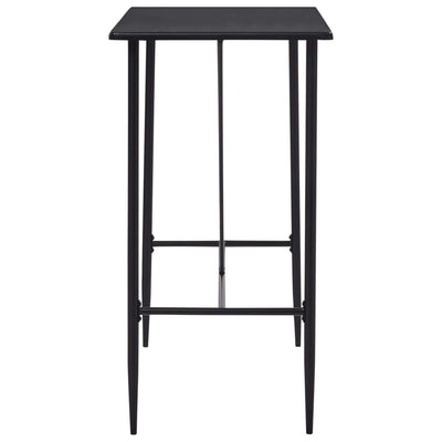 Bar Table Black 120x60x110 cm MDF