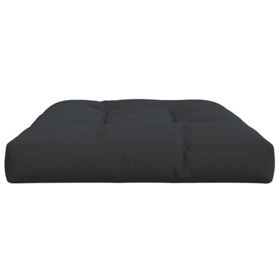 Pallet Cushion Black 120x80x12 cm Fabric