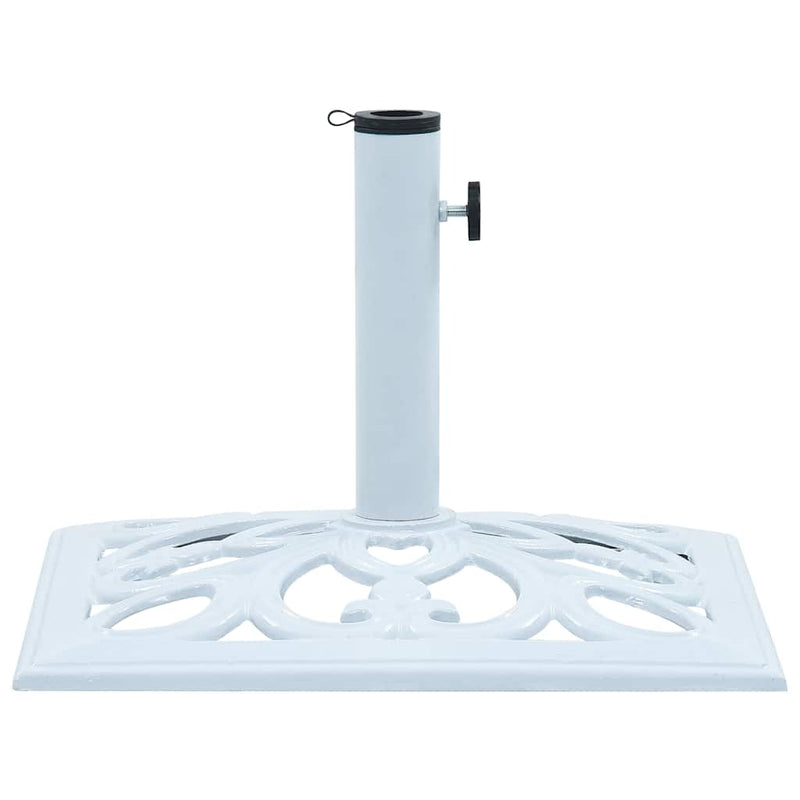 Umbrella Base White 12 kg 49 cm Cast Iron