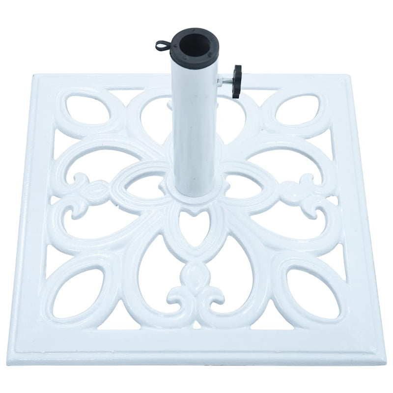 Umbrella Base White 12 kg 49 cm Cast Iron