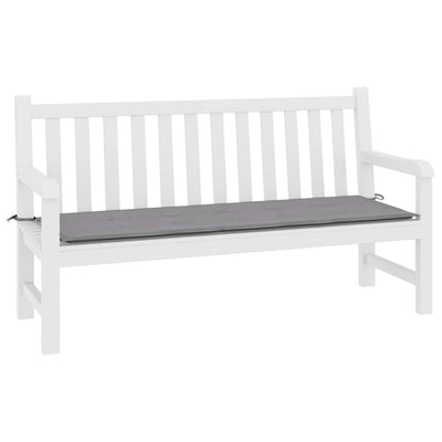 Garden Bench Cushion Grey 200x50x4 cm Oxford Fabric