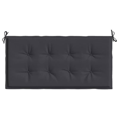 Garden Bench Cushion Black 100x50x3 cm Oxford Fabric