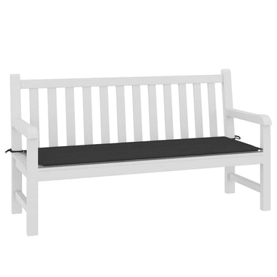 Garden Bench Cushion Black 150x50x3 cm Oxford Fabric