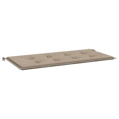 Garden Bench Cushion Taupe 100x50x4 cm Oxford Fabric