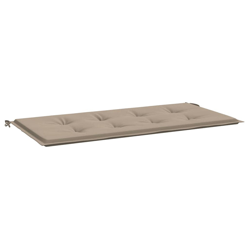 Garden Bench Cushion Taupe 120x50x3 cm Oxford Fabric