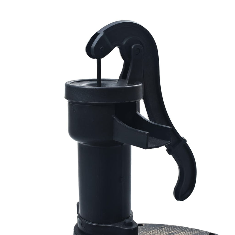 Garden Water Fountain Barrel with Pump