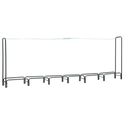 Firewood Rack Anthracite 360x35x120 cm Steel