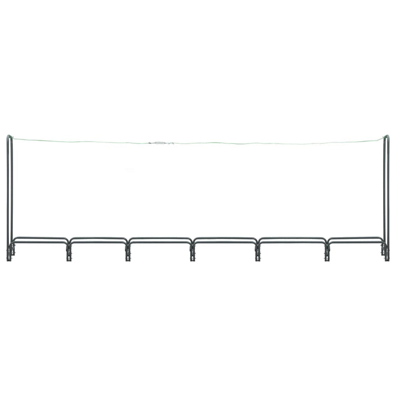 Firewood Rack Anthracite 360x35x120 cm Steel