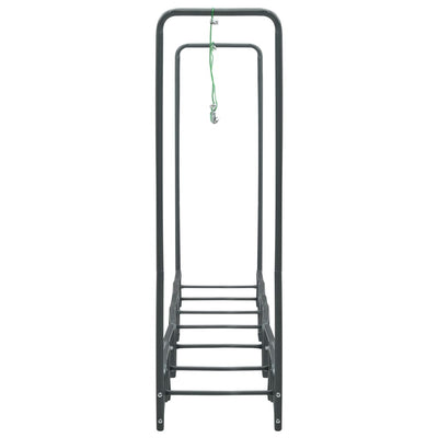 Firewood Rack Anthracite 360x35x120 cm Steel