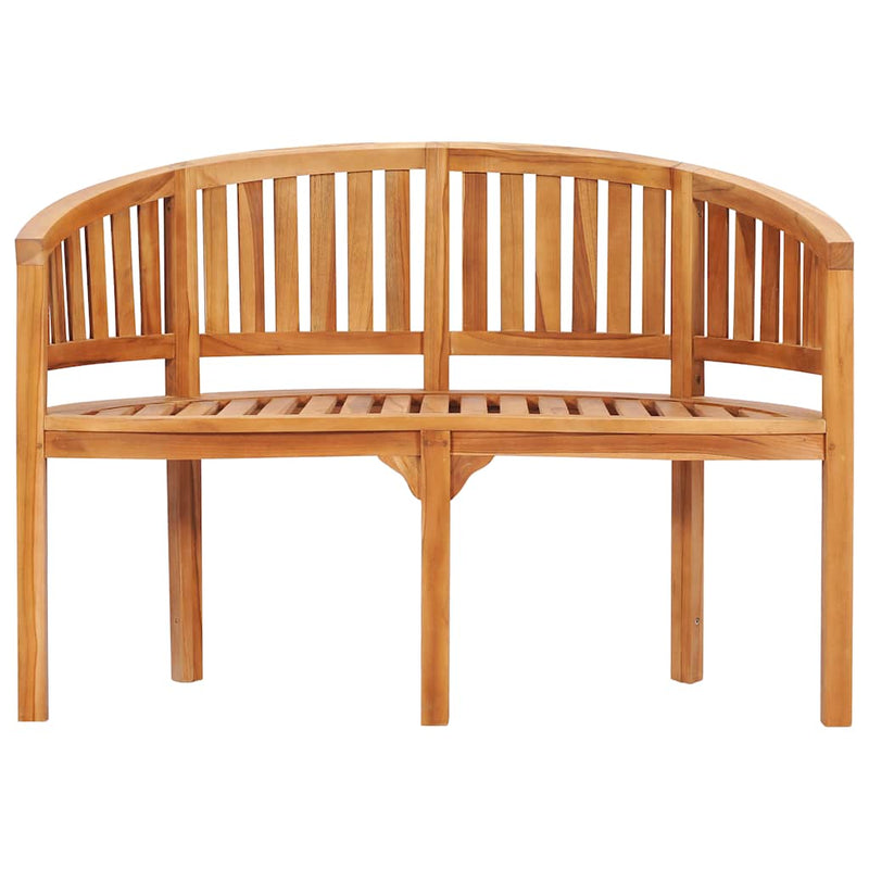 Banana Bench 120 cm Solid Teak Wood