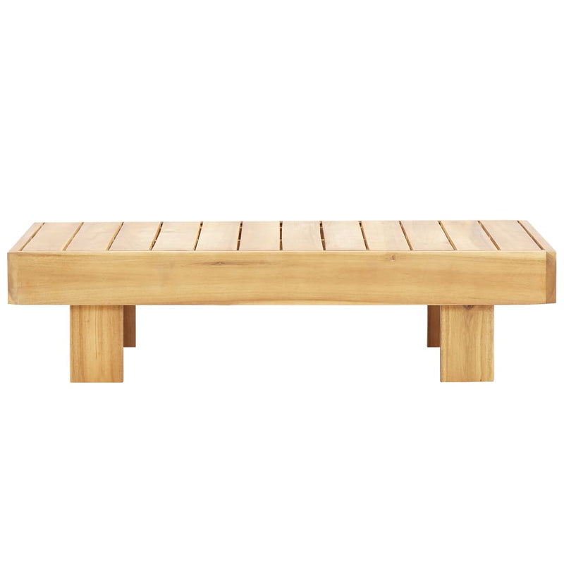 Coffee Table 100x60x25 cm Solid Acacia Wood