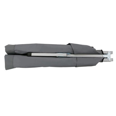 Camping Bed 210x80x48 cm XXL Grey