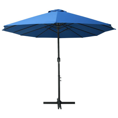 Garden Parasol with Aluminium Pole 460x270 cm Blue