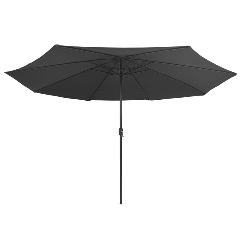 Garden Parasol with Metal Pole 390 cm Anthracite