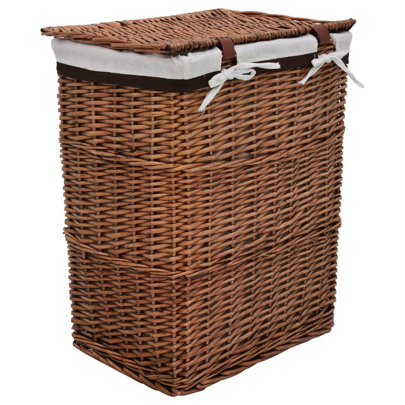 Laundry Basket Brown Willow