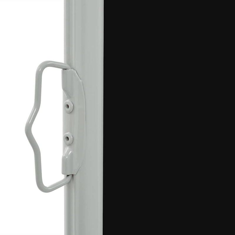 Patio Retractable Side Awning 60x300 cm Black