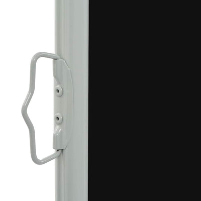 Patio Retractable Side Awning 60x300 cm Black