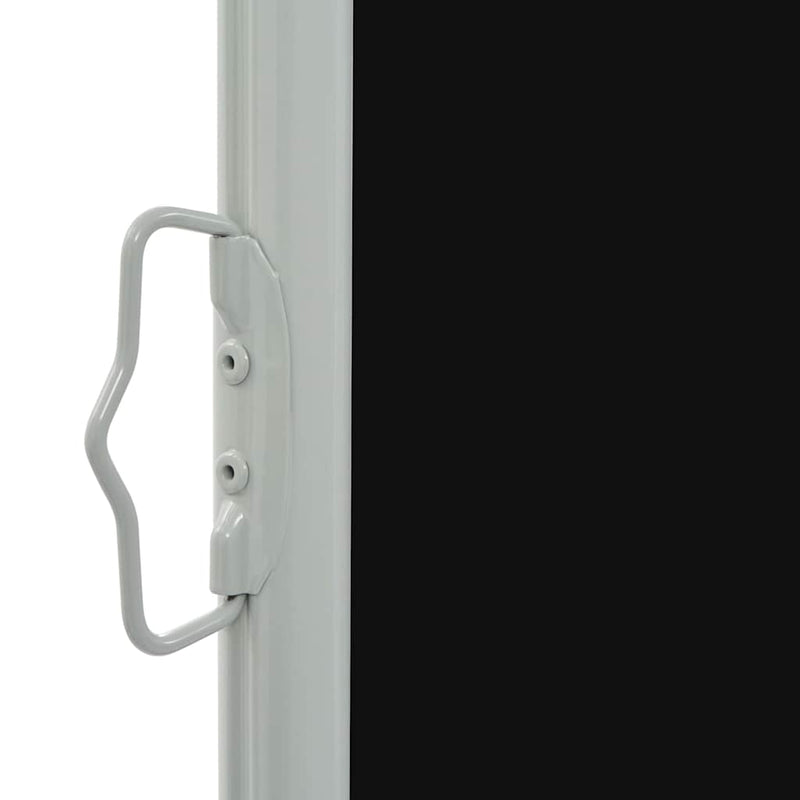 Patio Retractable Side Awning 60x300 cm Black