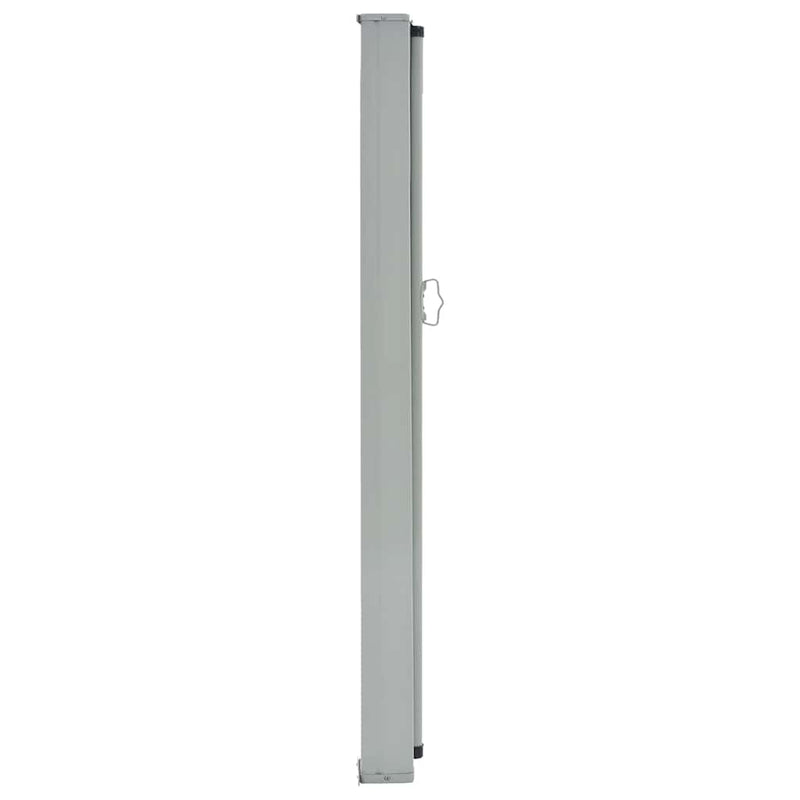 Patio Retractable Side Awning 80x300 cm Grey