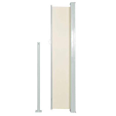 Patio Retractable Side Awning 170x300 cm Cream