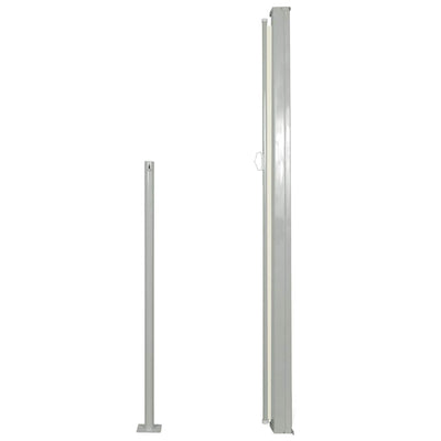 Patio Retractable Side Awning 170x300 cm Cream