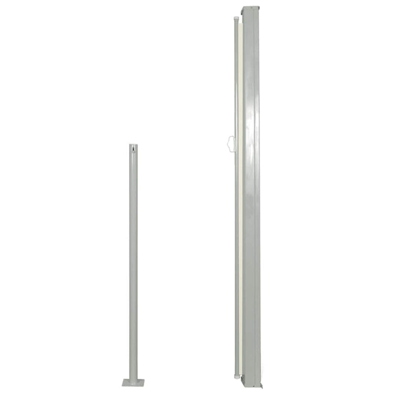 Patio Retractable Side Awning 170x300 cm Cream