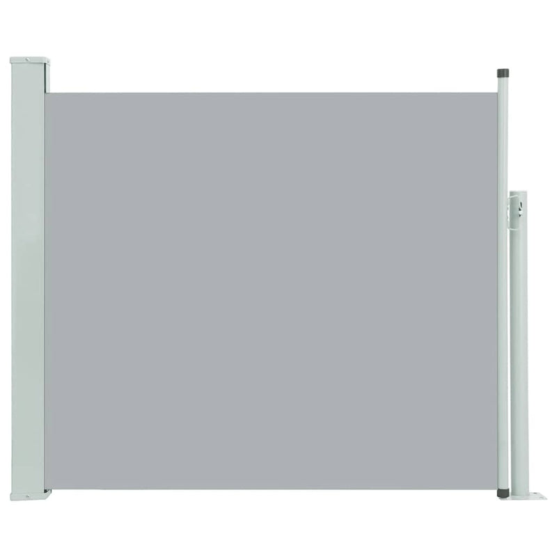 Patio Retractable Side Awning 100x300 cm Grey