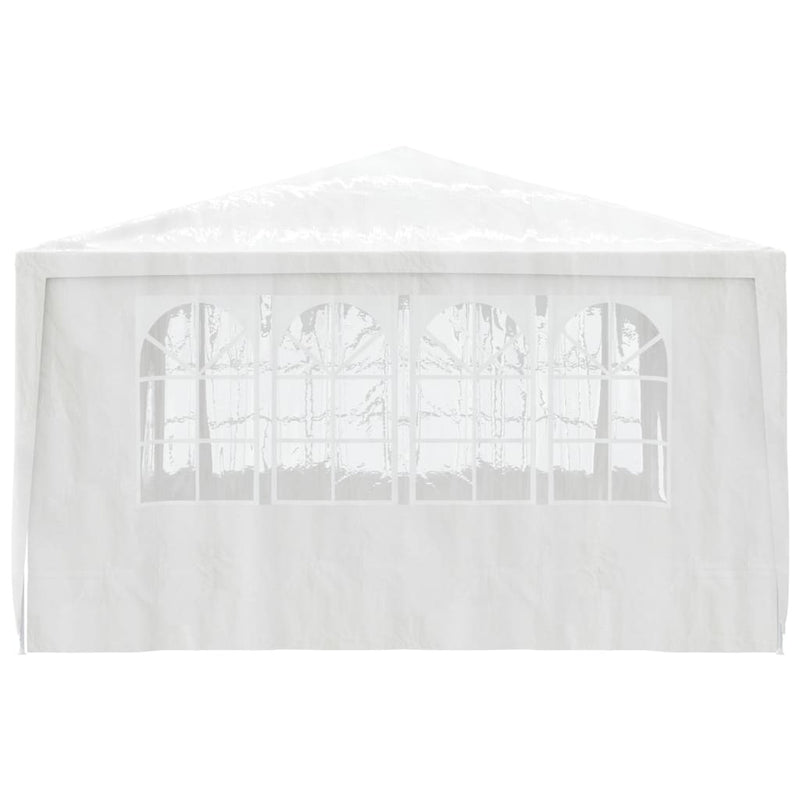 Professional Party Tent with Side Walls 4x4 m White 90 g/m²