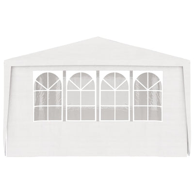 Professional Party Tent with Side Walls 4x6 m White 90 g/m²