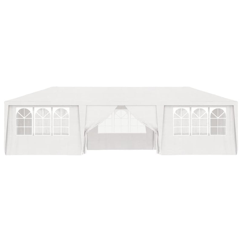 Professional Party Tent with Side Walls 4x9 m White 90 g/m²