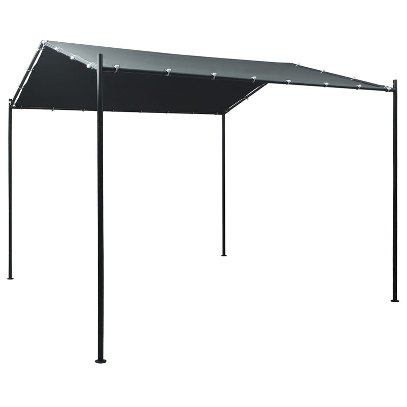 Gazebo Pavilion Tent Canopy 3x3 m Steel Anthracite